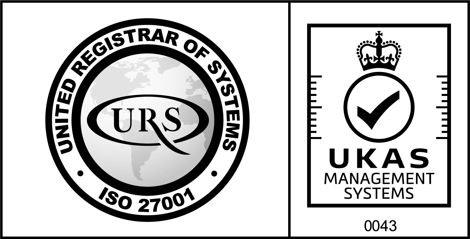 ISO 27001 certified - URS / UKAS accredited
